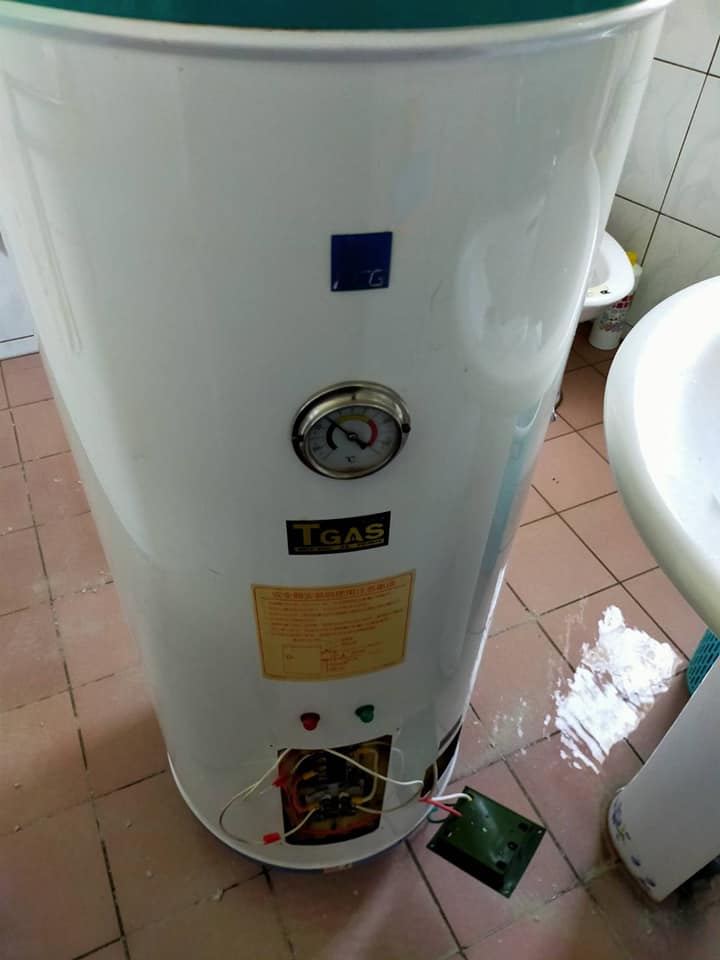 【台南水電工程】儲熱式電桶清洗